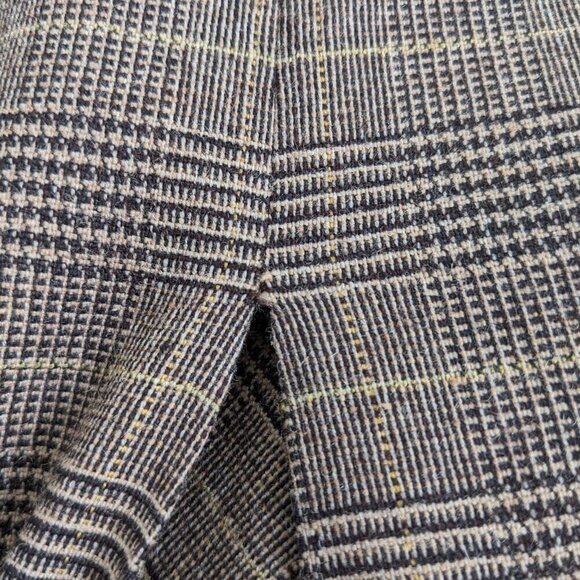 Iris Plaid Wool Skirt - Picture 5 of 10